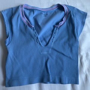 blue medium out from under, urban tank top 
only worn a couple times